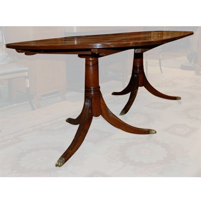 Lot 187 - George III Style Double-Pedestal Mahogany...