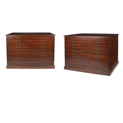 Lot 357 - Pair of George III Style Mahogany Folio...