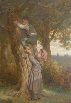 Lot 7 - Antony Serres French, 1828-1898 The Climb...