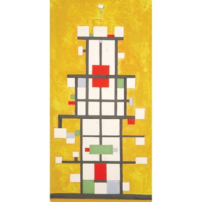Lot 16 - Charmion Von Wiegand Yellow Pagoda, 1959...