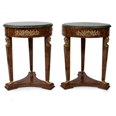 Lot 294 - Pair of Empire Style Gilt-Metal Mounted...