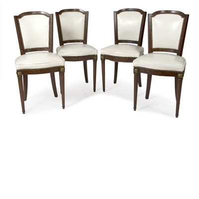 Lot 387 - Set of Four Louis Philippe Style Painted...