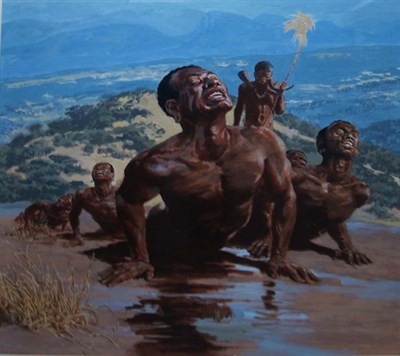 Lot 6 - Tom Beecham American, 1926-2000 The Struggle...
