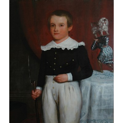 Lot 26 - English School 19th Century Portrait of a Boy...