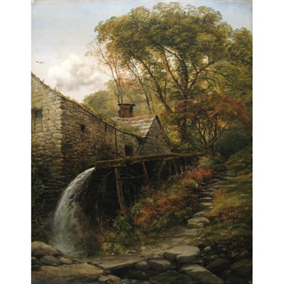 Lot 27 - Thomas Creswick British, 1811-1869 The Old Saw...