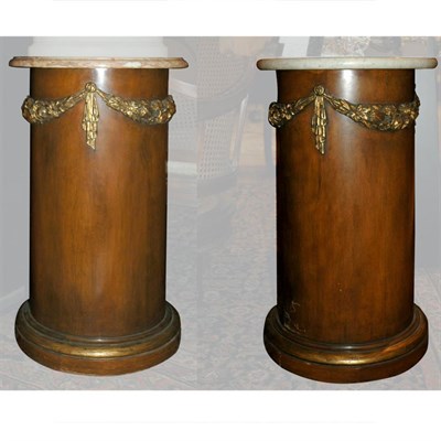Lot 322 - Pair of Louis XVI Style Gilt-Metal Mounted...