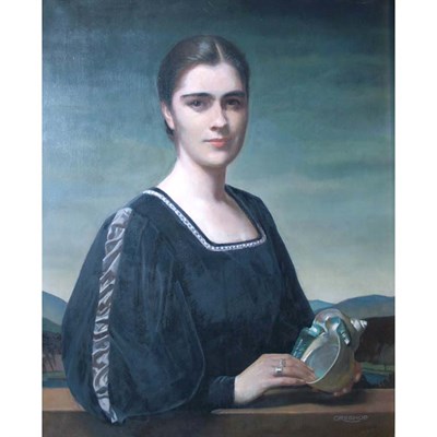 Lot 30 - J. Greenup British, 19th Century Portrait of a...
