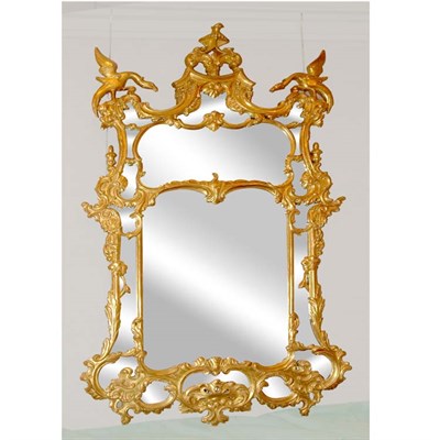 Lot 158 - George III Style Gilt-Wood Mirror Height 6...