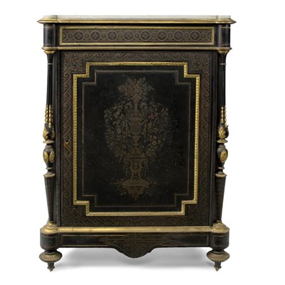 Lot 418 - Napoleon III Gilt-Metal Mounted and Brass...