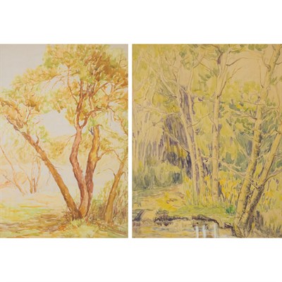 Lot 49 - American School 20th Century Landscape with...