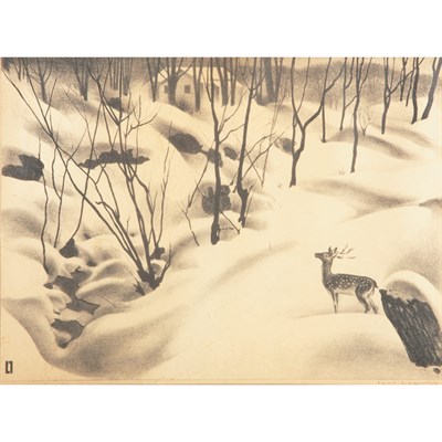 Lot 228 - Louis Lozowick EDGE OF THE FOREST (FLINT 221)...