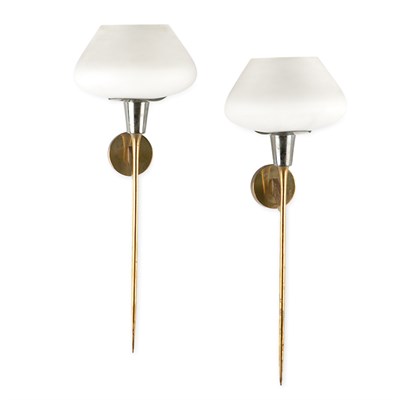 Lot 188 - Max Ingrand French, 1908-1969 Pair of Sconces,...