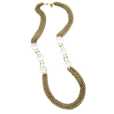 Lot 110 - Miriam Haskell Sautoir Four strands of...
