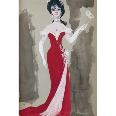 Lot 255 - 20th Century School Costume Design for Beverly...