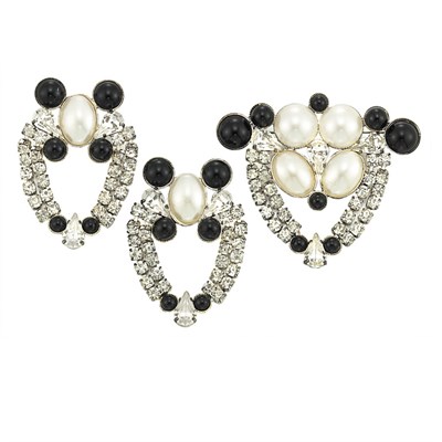 Lot 390 - Alexandra Costa Demi-Parure 1980s The dangling...