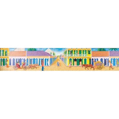 Lot 99 - Haitian School 20th Century Village Street...