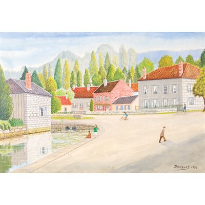 Lot 63 - Andre Bouquet French, b. 1897 Argentenay, 1973...