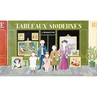 Lot 58 - Fernand Boilauges French, b. 1891 The Family...