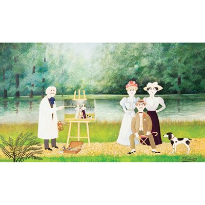 Lot 61 - Fernand Boilauges French, b. 1891 Family...