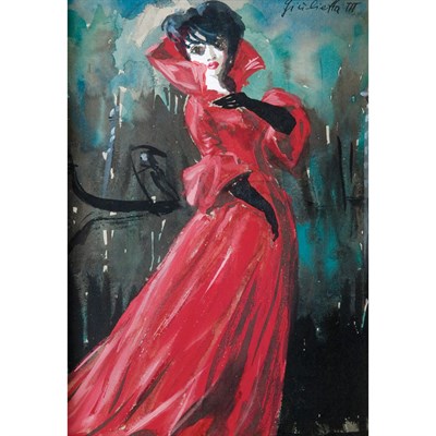 Lot 256 - 20th Century School Costume Design for Beverly...