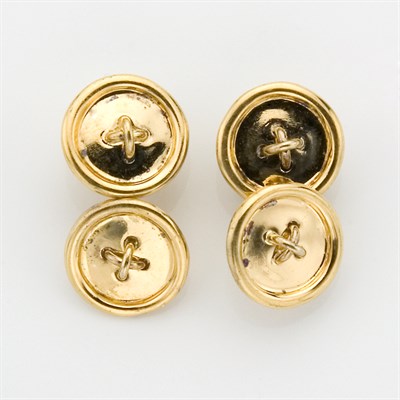 Lot 795 - Sterling Silver and Gold Plate Dress Set, Tiffany & Co.