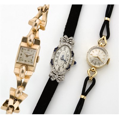 Lot 395 - Group of Three Wristwatches