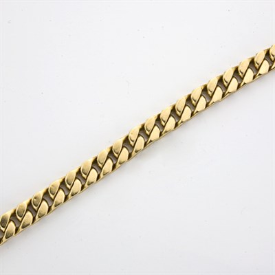 Lot 413 - Gold Curb Link Bracelet
