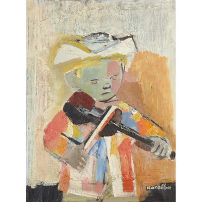 Lot 60 - Rajmund Kanelba Polish, 1897-1960 Boy with...