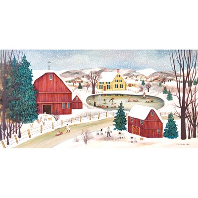 Lot 128 - J. L. Munro American, b. 1949 Winter in the...