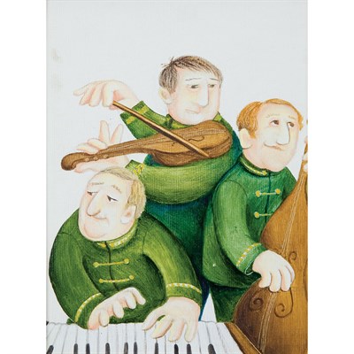 Lot 250 - Beryl Cook British, 1926-2008 Holiday Card...