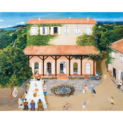 Lot 62 - Genevieve Terver-Noel Moroccan, b. 1934 Le...