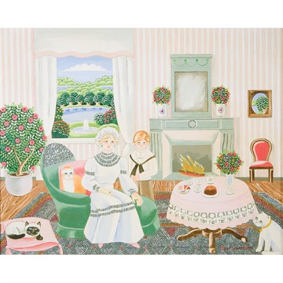Lot 150 - Mila Paravicini 20th Century Fireside Chat...