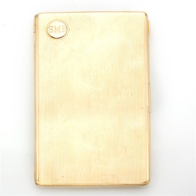 Lot 160 - Large Gold Cigarette Case, Dreicer & Co.