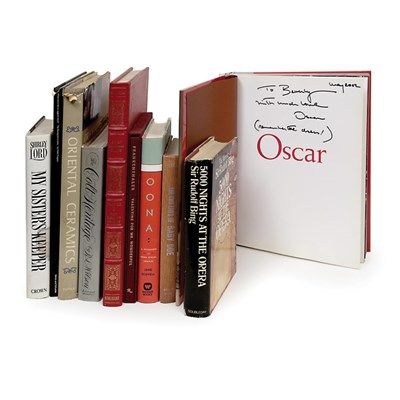Lot 347 - INSCRIBED BOOKS Group of ten books inscribed...