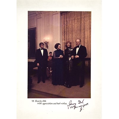 Lot 351 - [FORD, GERALD] Large photograph mounted to...