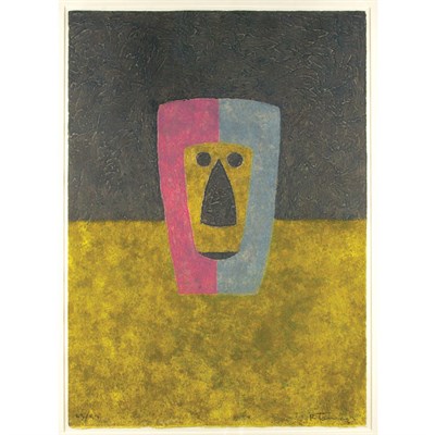 Lot 517 - Rufino Tamayo MASCARA (P. 318) Color etching,...