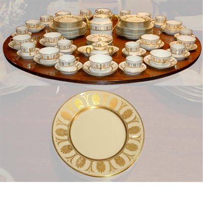 Lot 186 - Ginori Gilt Decorated Porcelain Dinner Service...