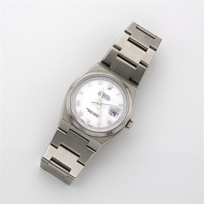 Lot 479 - Gentleman's Stainless Steel Chronometer Wristwatch, Rolex