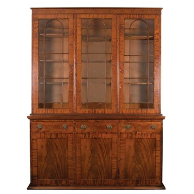 Lot 103 - Regency Mahogany Bookcase Cabinet Circa 1820...