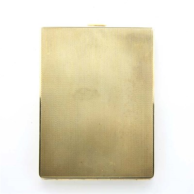 Lot 402 - Gold Cigarette Case