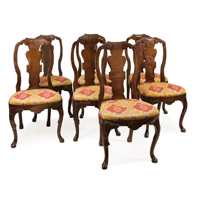 Lot 64 - Set of Seven Continental Rococo Style...