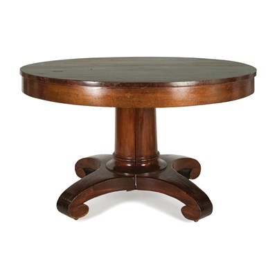 Lot 155 - Classical Style Mahogany Circular Extension...