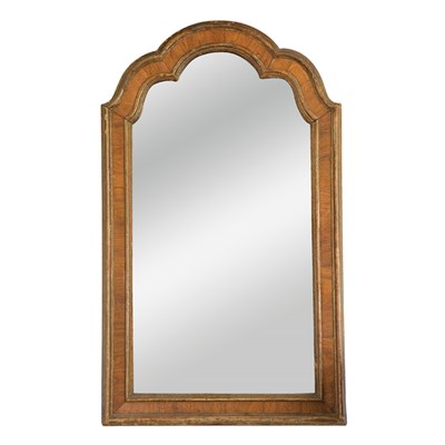 Lot 31 - Continental Parcel Gilt Walnut Mirror 19th...
