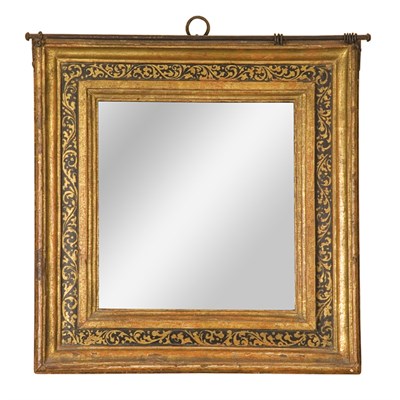 Lot 124 - Italian Painted and Gilt-Wood Mirror 19th...