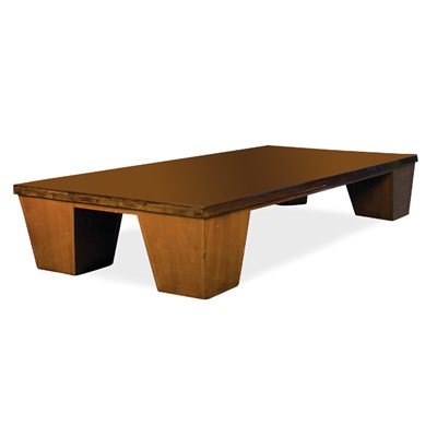 Lot 242 - Custom Made Mahogany Low Table Height 15...