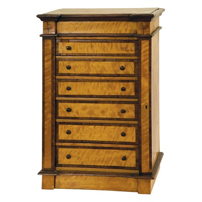 Lot 194 - Victorian Rosewood Banded Satinwood Miniature...