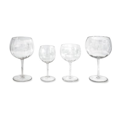 Lot 168 - Glass Stemware Service Comprising red wine...