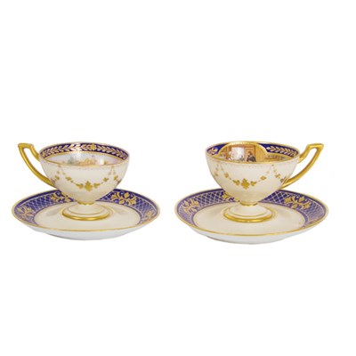 Lot 254 - Group of Hutschenreuther Hand Painted and Gilt...