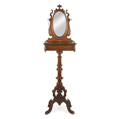 Lot 127 - American Walnut Dressing Glass Third quarter...