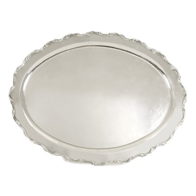 Lot 65 - Mexican Sterling Silver Platter Vega Length 21...